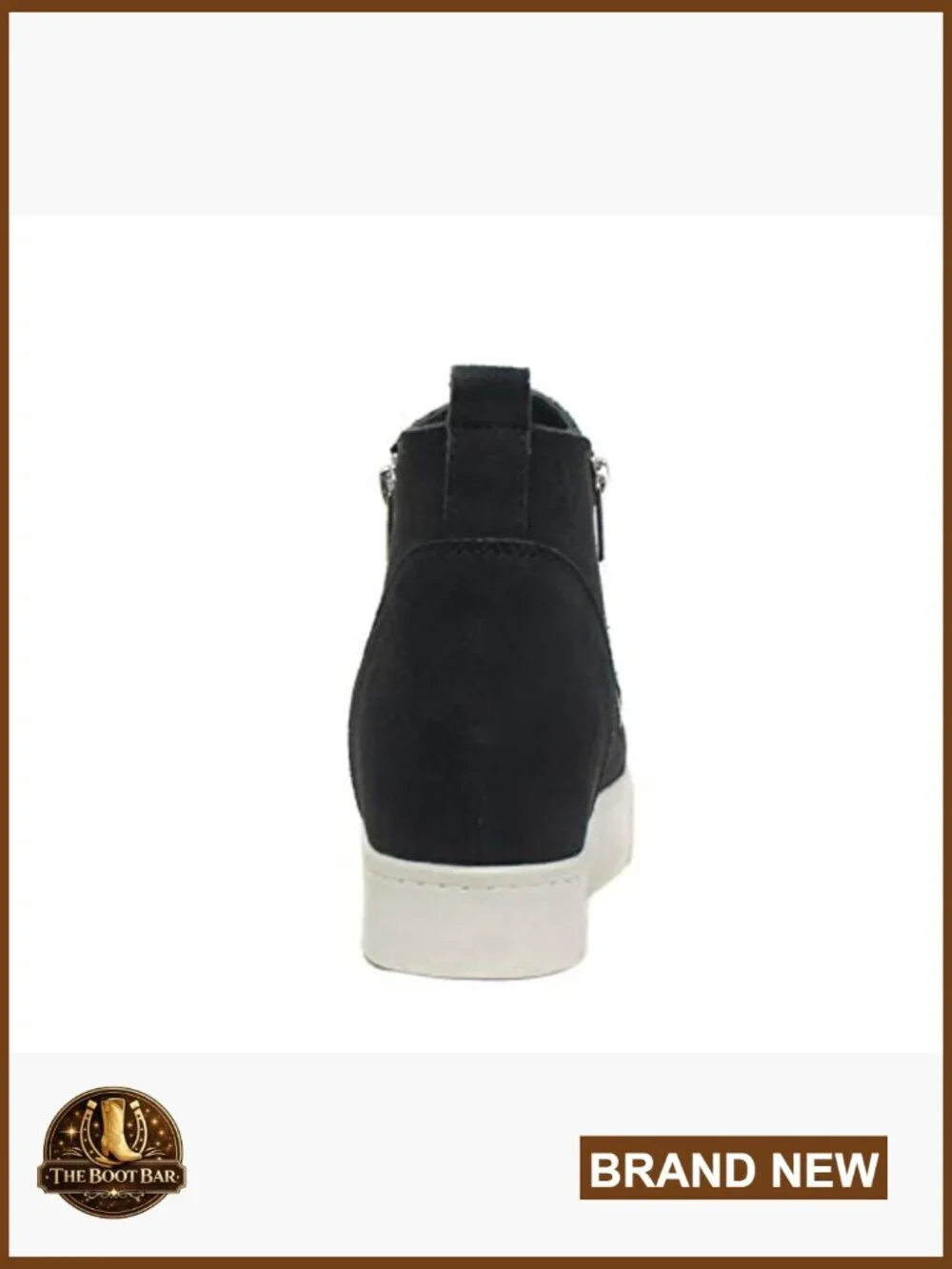 Platform Ankle Booties with Hidden Wedge Side Zipper Sneaker Shoes